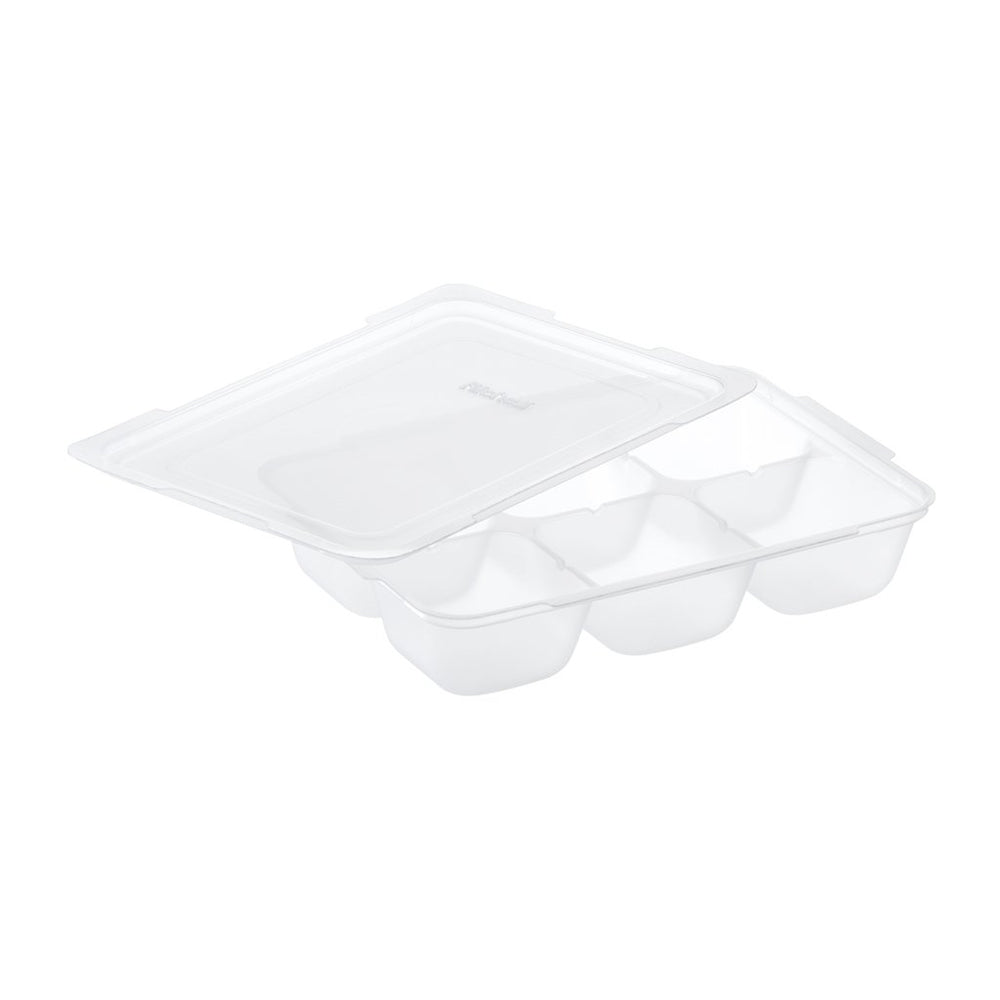 Richell tray stackable design saves freezer space and keeps portions organized.