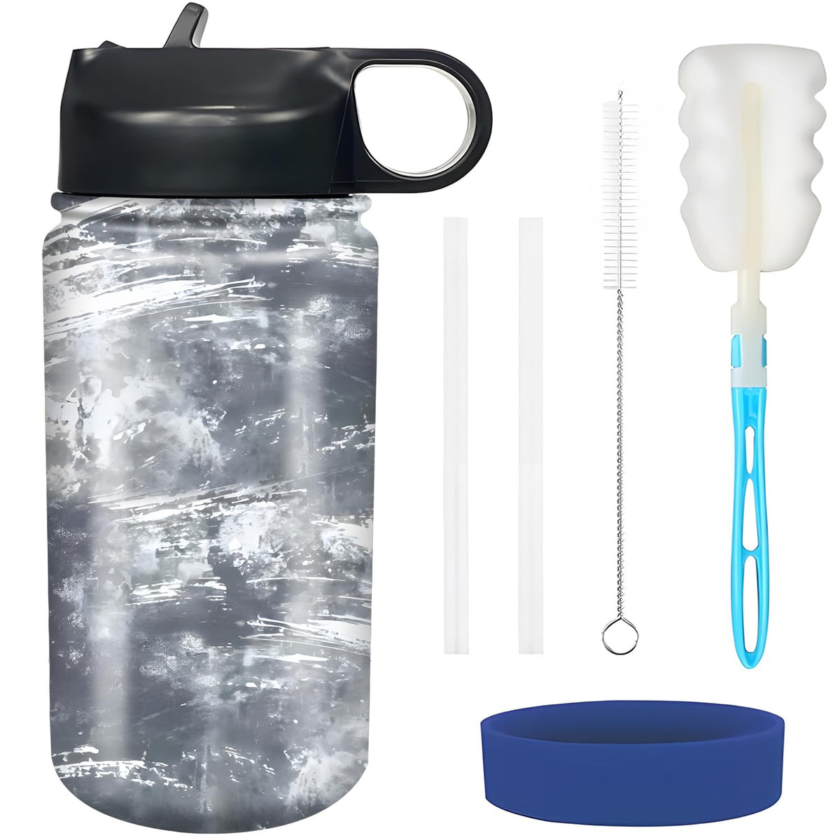 rickyh style kids bottle with straw lid compact 14oz design for school hydration