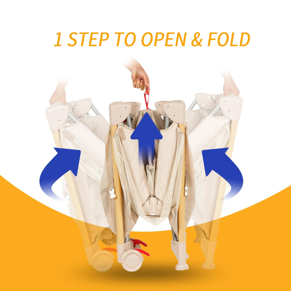 RICUTON five-in-one pack and play setup for newborns to toddlers