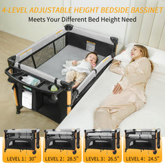RICUTON adjustable height levels matching bed heights for nighttime comfort