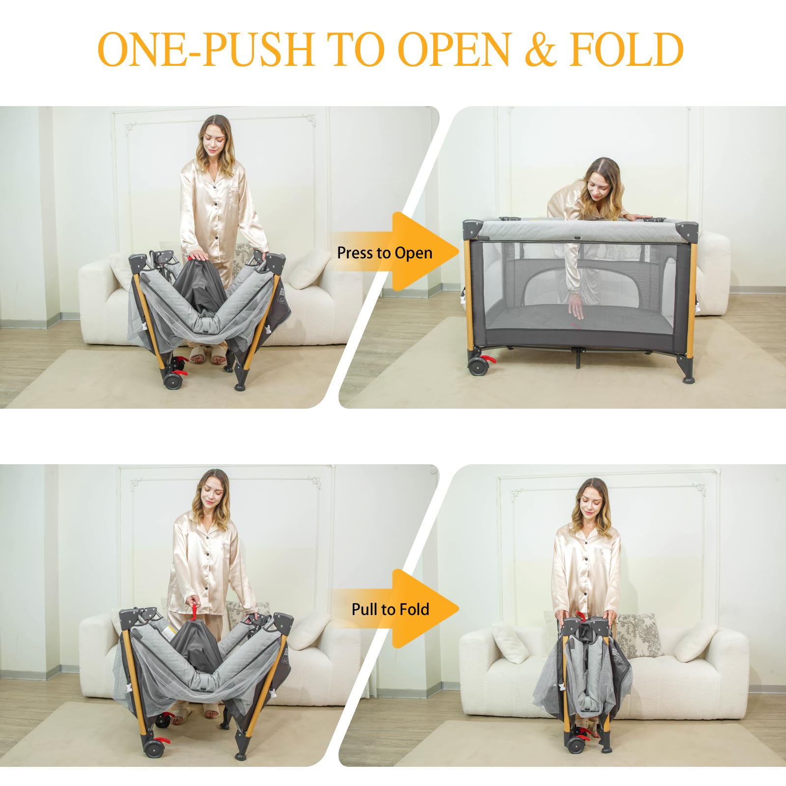 RICUTON dual brake wheels for stable movement and easy positioning.