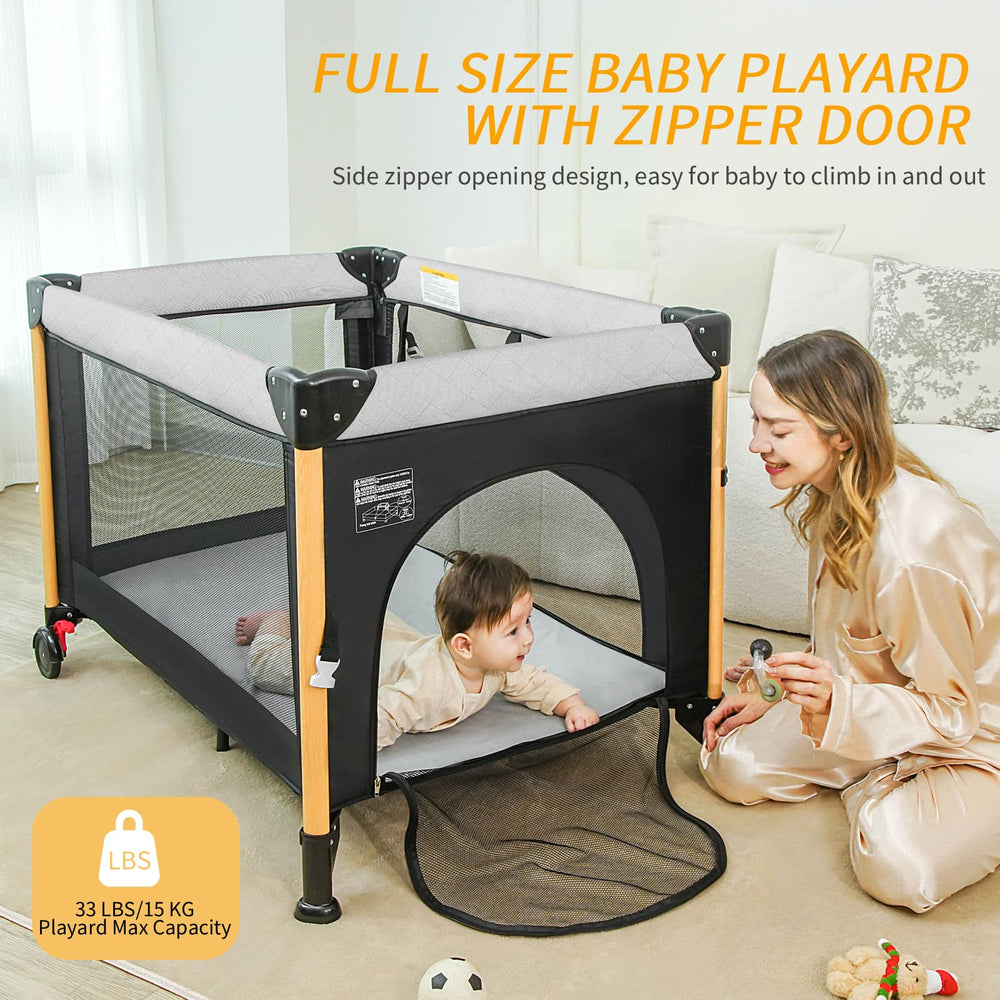 RICUTON removable tray and bottom storage for diapers and toys