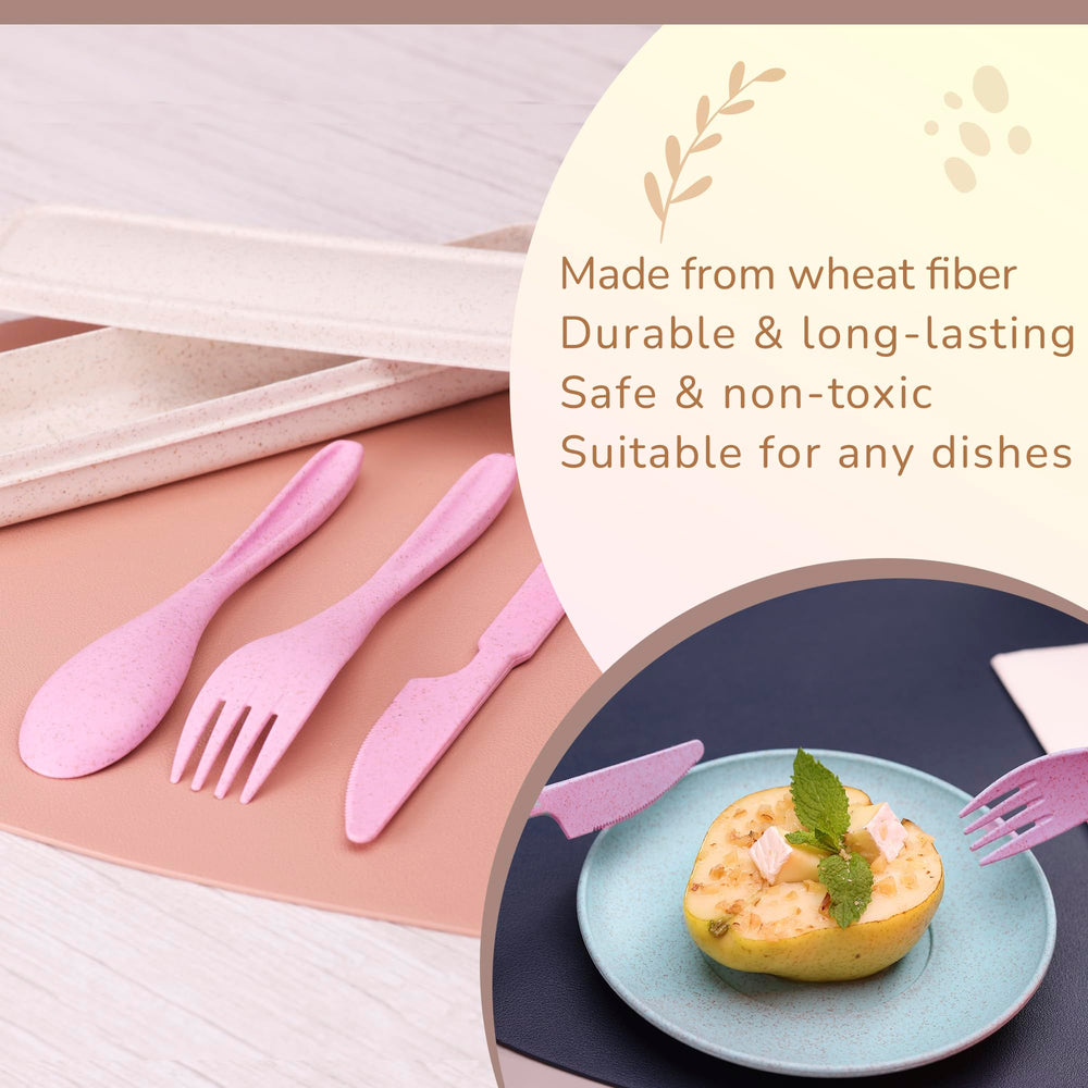 Rightitem kids utensils with ergonomic handles for comfortable meals.