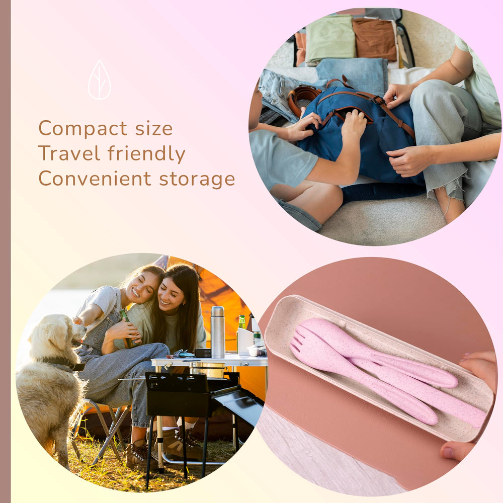 Rightitem wheat straw material helps reduce plastic waste during meals.