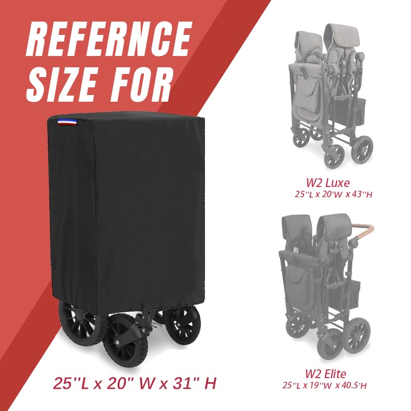 Rilime wagon cover shows adjustable drawstring for a snug, secure fit