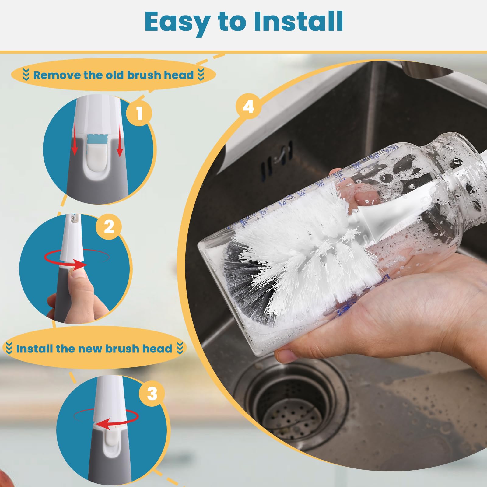 RIMAY eco-friendly refills help reduce disposable cleaning tools.
