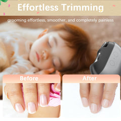 RIMOL 3-in-1 nail trimmer with filing and polishing for a smooth finish