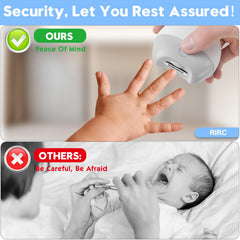 RIRC electric nail clipper with two-speed modes for all ages.
