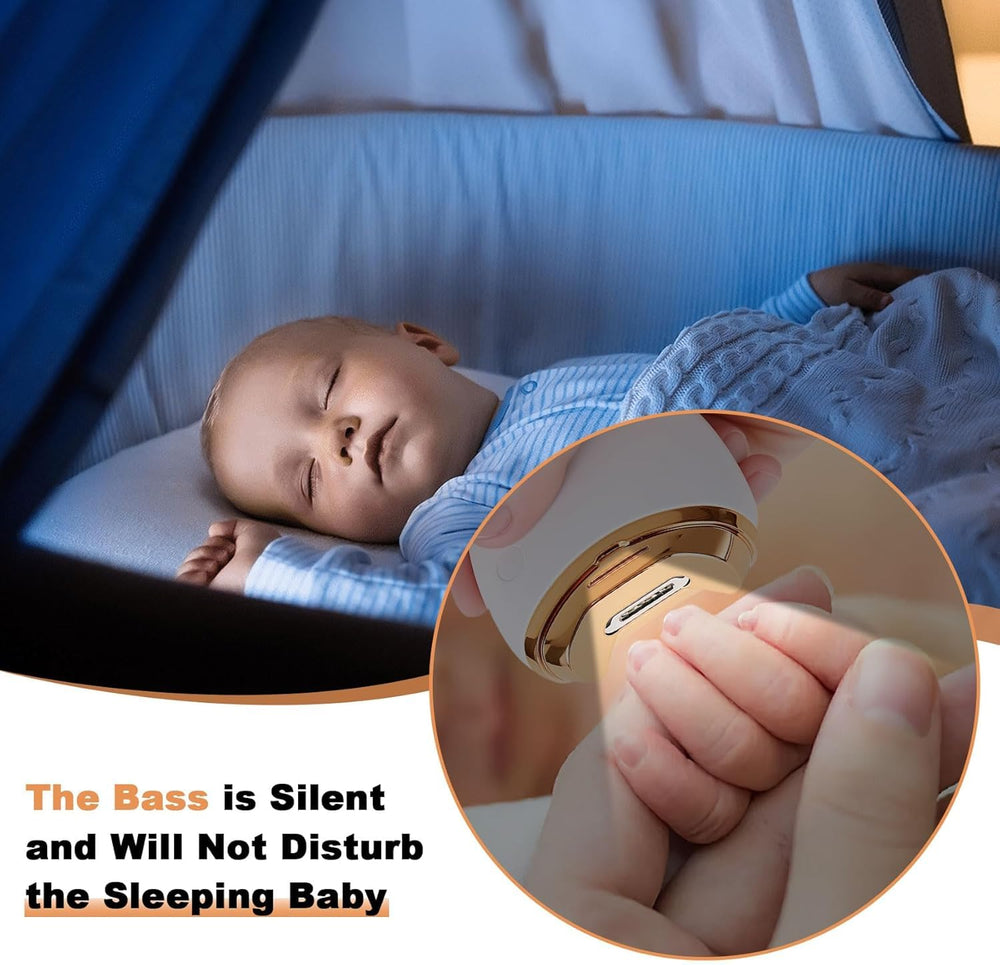 RIRC Electric Nail Clipper silent operation supports peaceful grooming routines.