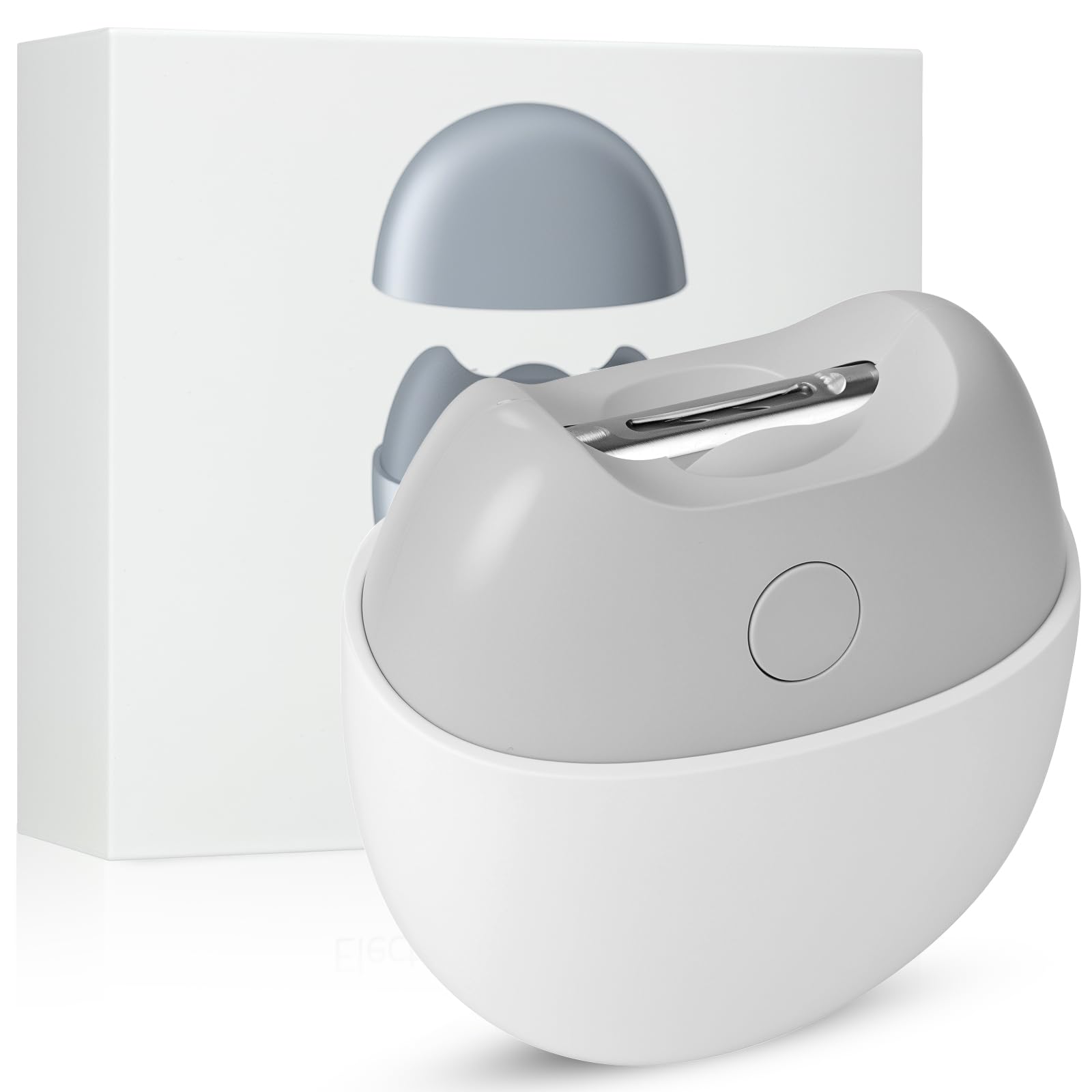 RIRC electric nail clipper showing USB charging for convenient travel use.