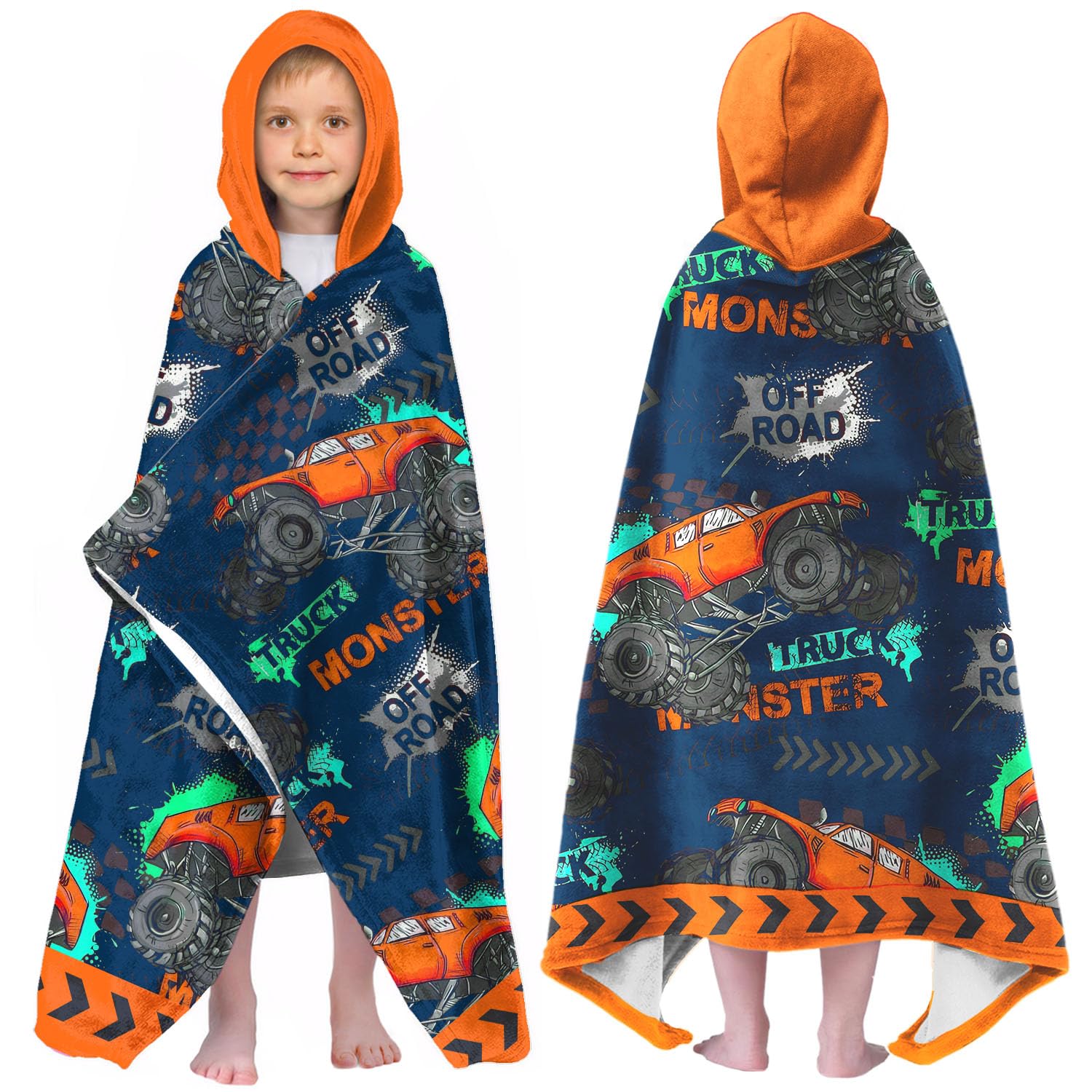 Ritiga car bath towel hooded wrap for boys; quick-dry after bath.