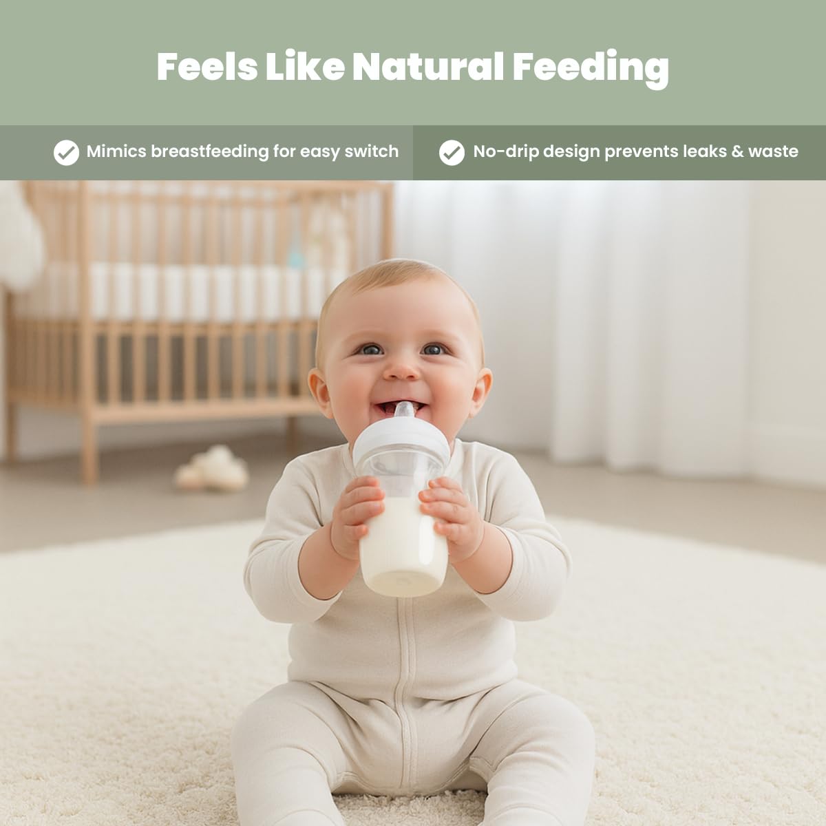 River Finn Organics compatibility with Philips Avent bottles ensures seamless use.