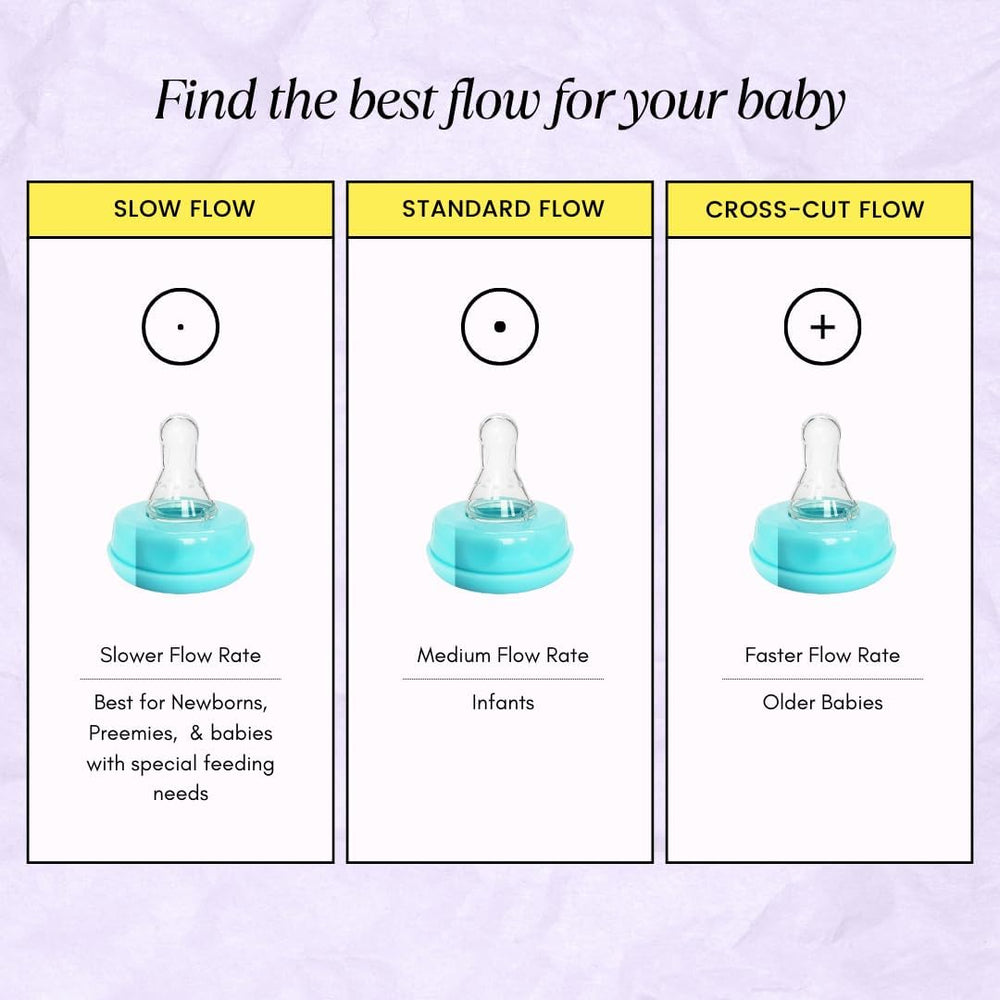 River Finn Organics dishwasher-safe nipples simplify cleaning routines.