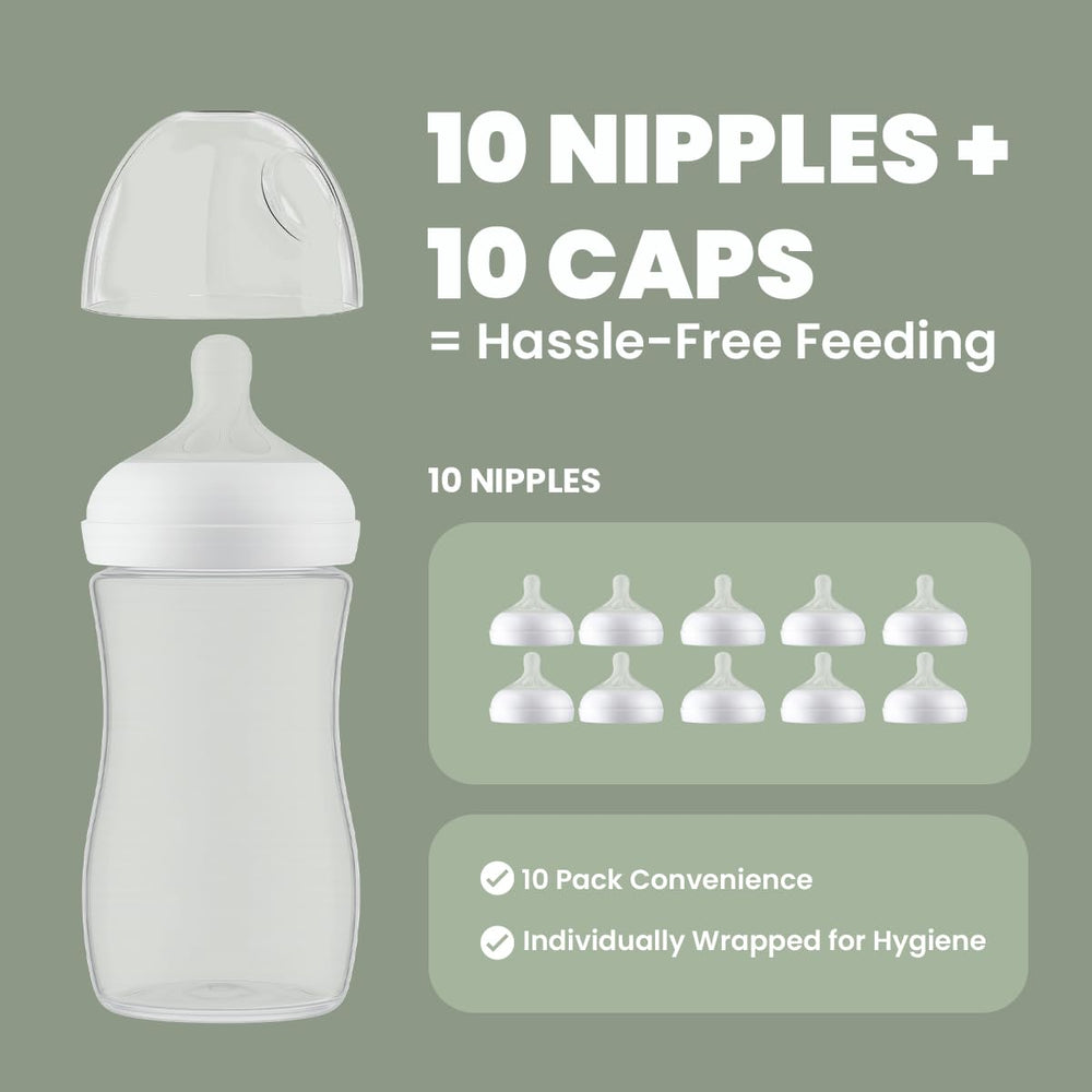 River Finn Organics replacement ring provides a tight seal with nipple.