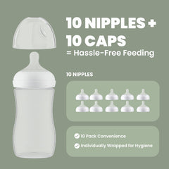 River Finn Organics replacement ring provides a tight seal with nipple.