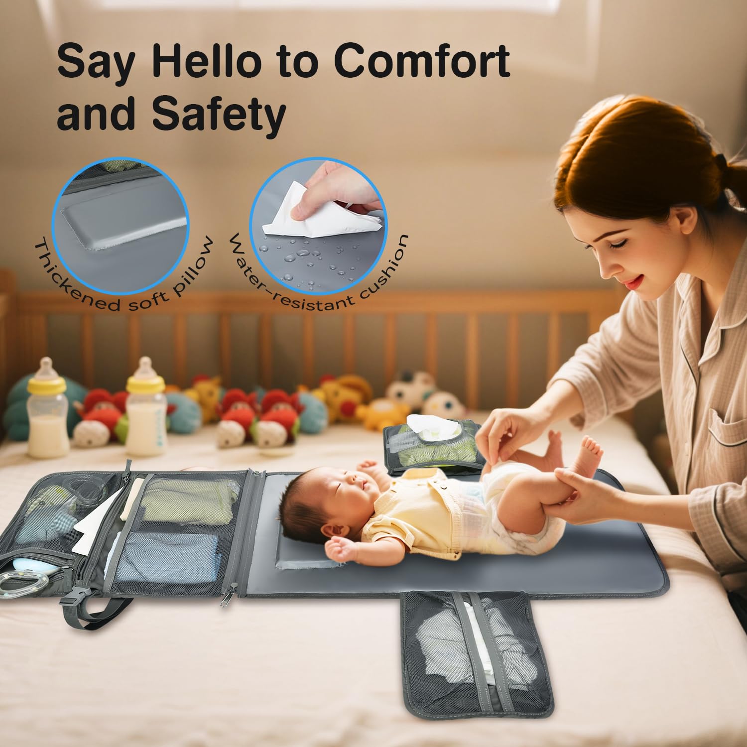 Rivermist Kids easy-clean material simplifies daily maintenance