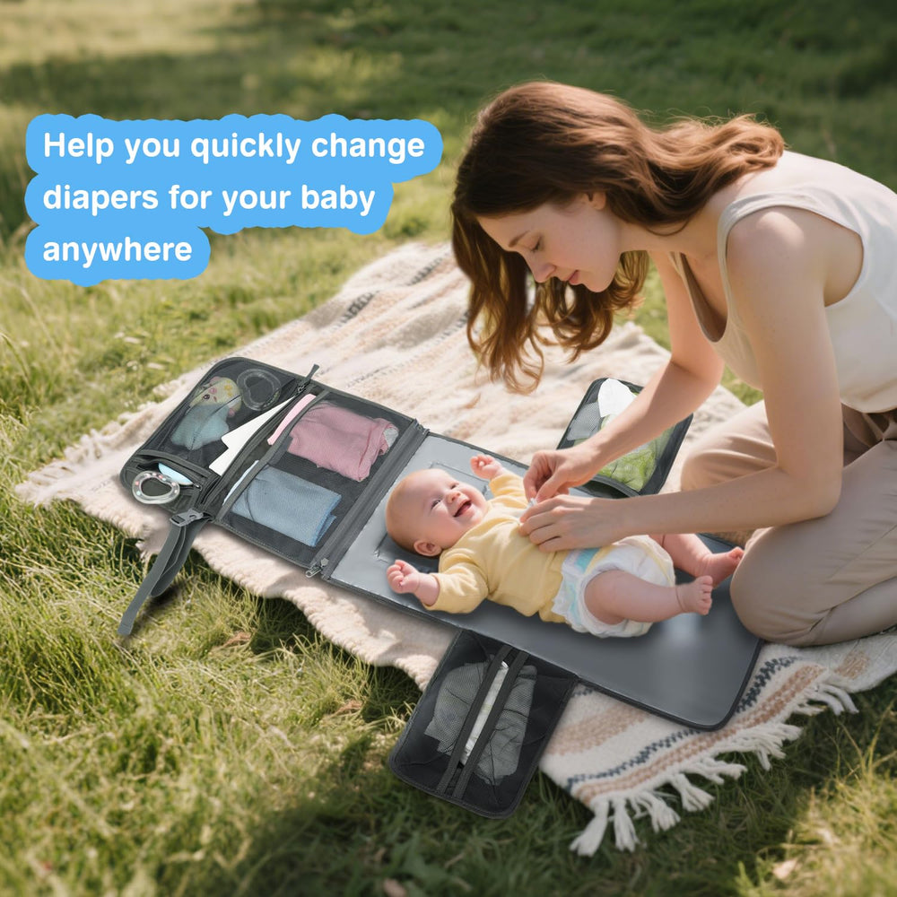 Rivermist Kids travel-friendly changing pad ready for errands and trips