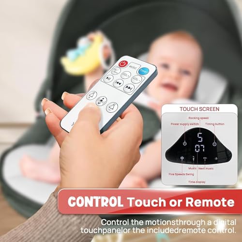 RIVIPLOU Bluetooth music option enhances soothing moments with your playlists.