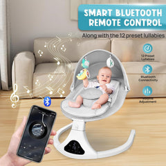 RIVIPLOU Swing offers 5 speeds to match baby's mood
