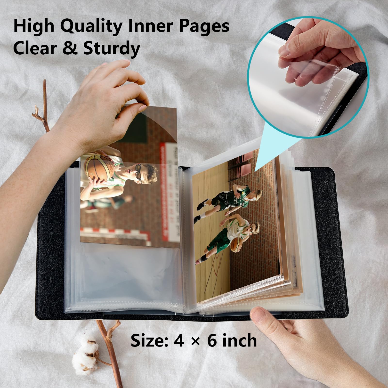 RMJKXQZG acid-free moisture-proof pages, protect photos from moisture and acid damage
