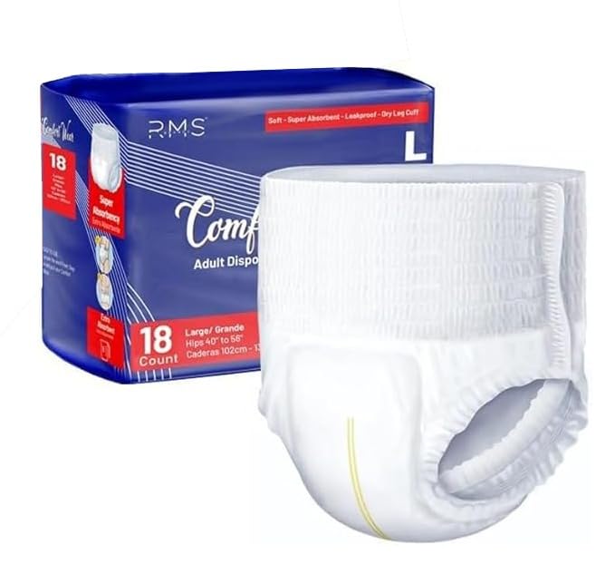 RMS Brands Comfort Wear pullups usage-cases shot hints practical daily situations.