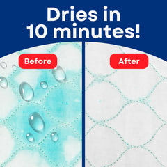 RMS Underpad stays in place during movement for reliable protection.