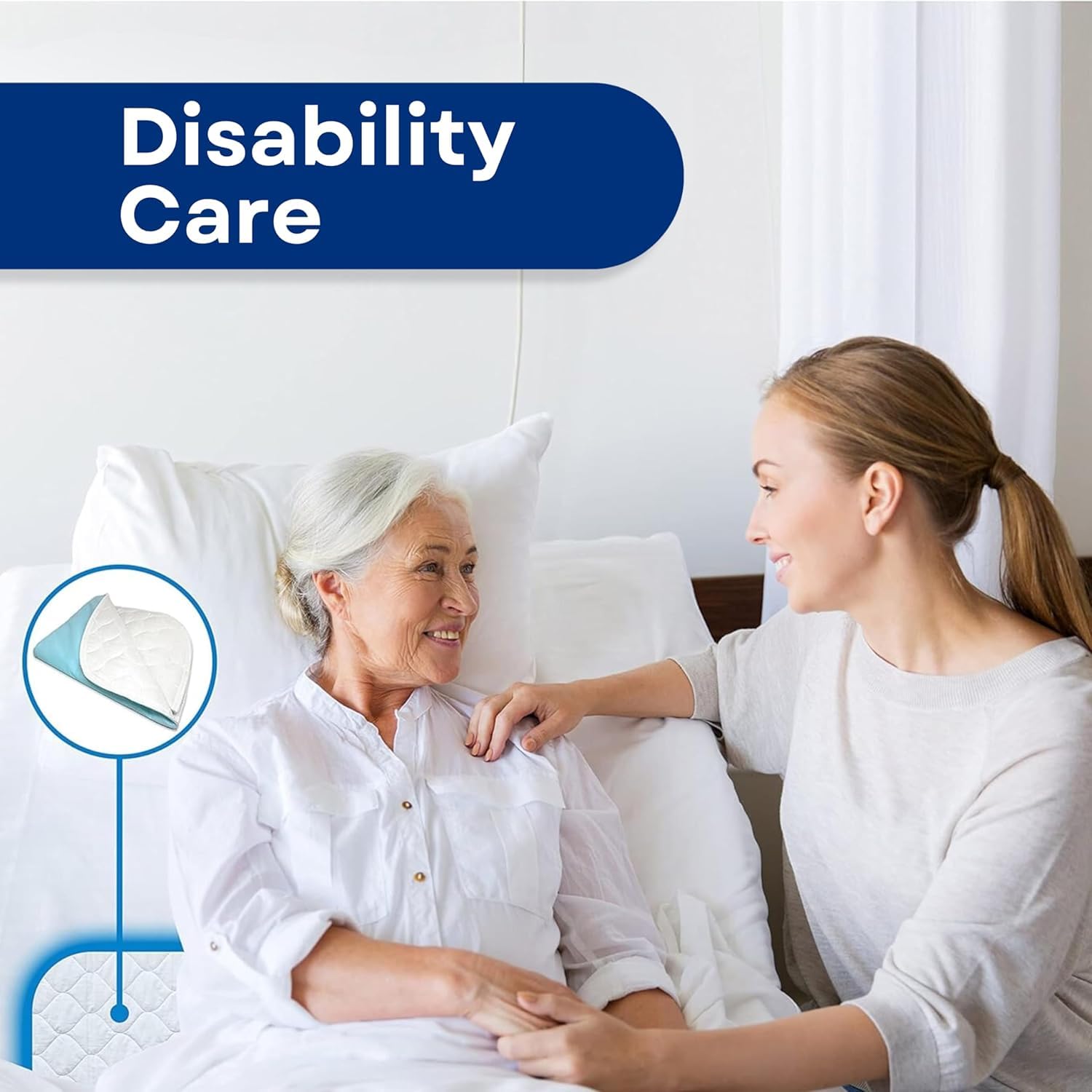 RMS Ultra Soft bed pad designed for chronic needs and home care environments.
