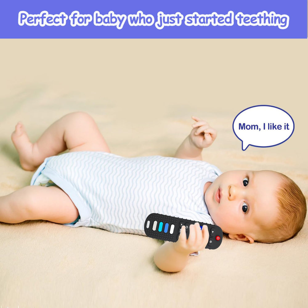 ROBBEAR dishwasher-safe teether simplifies cleaning after teething sessions.