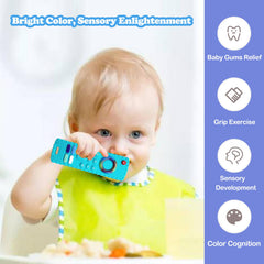 ROBBEAR remote-shaped teether designed for little hands