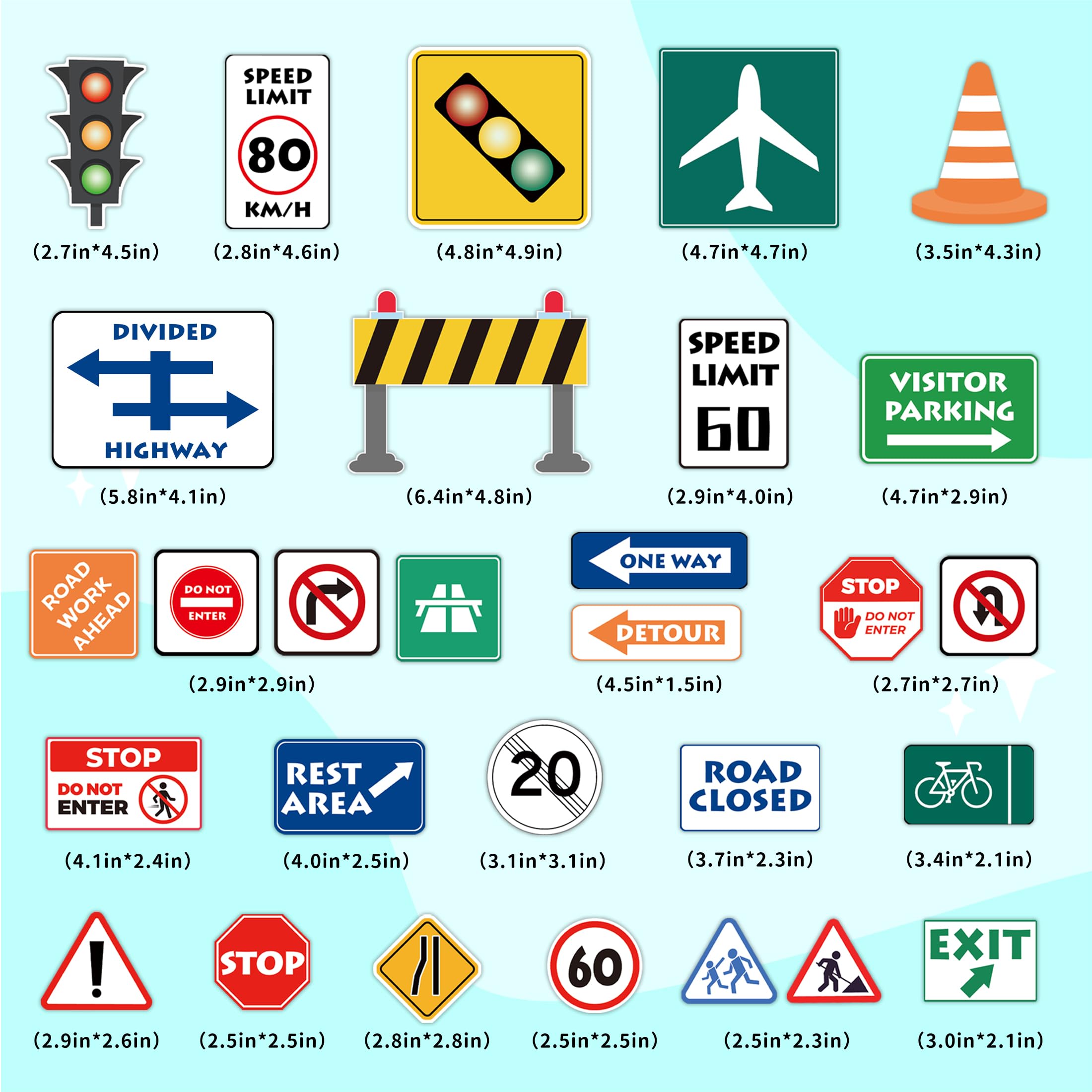 Robmoda educational wall decal boosts curiosity about traffic rules.
