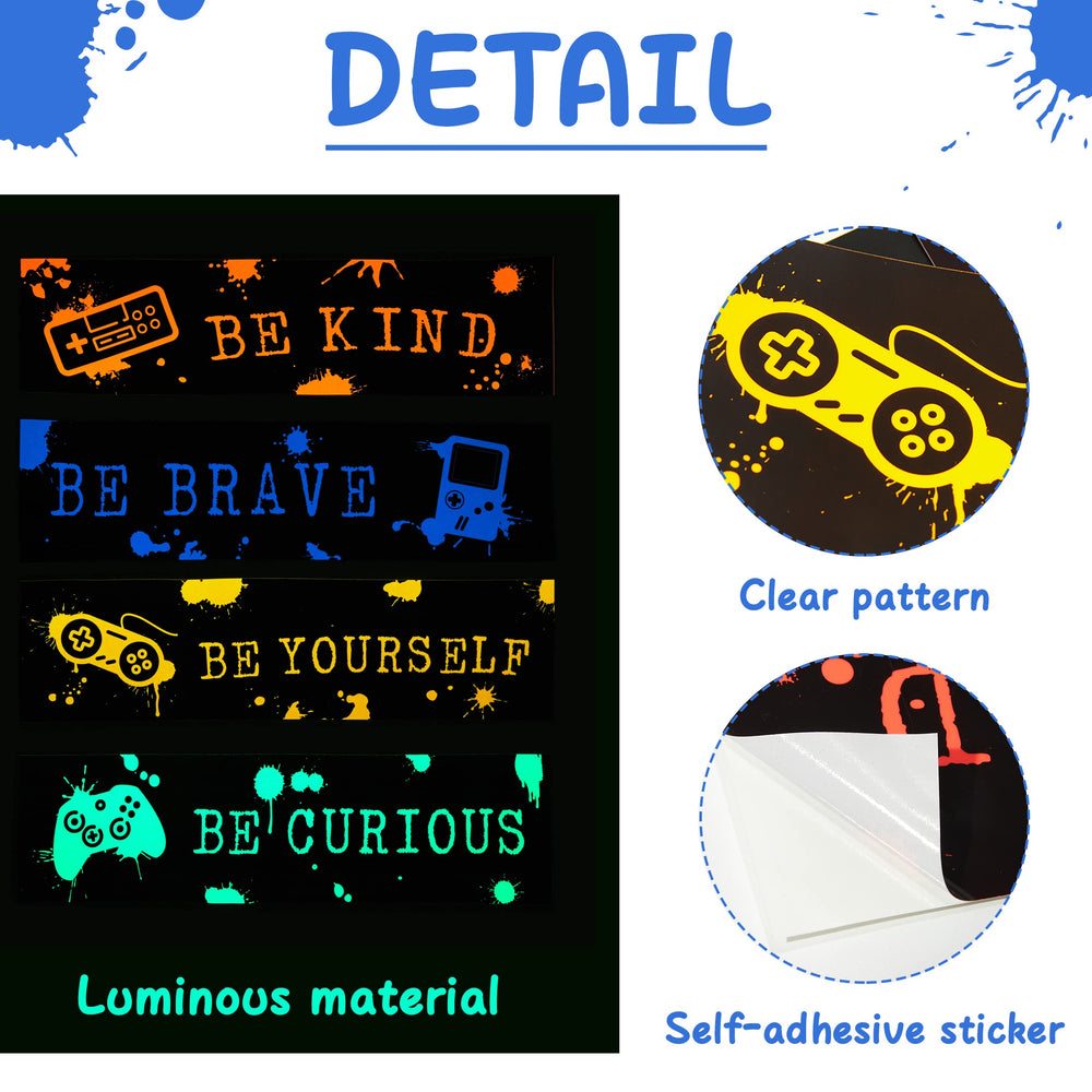 Robmoda four piece decals set offers versatile decorating options for hallway and bedroom.