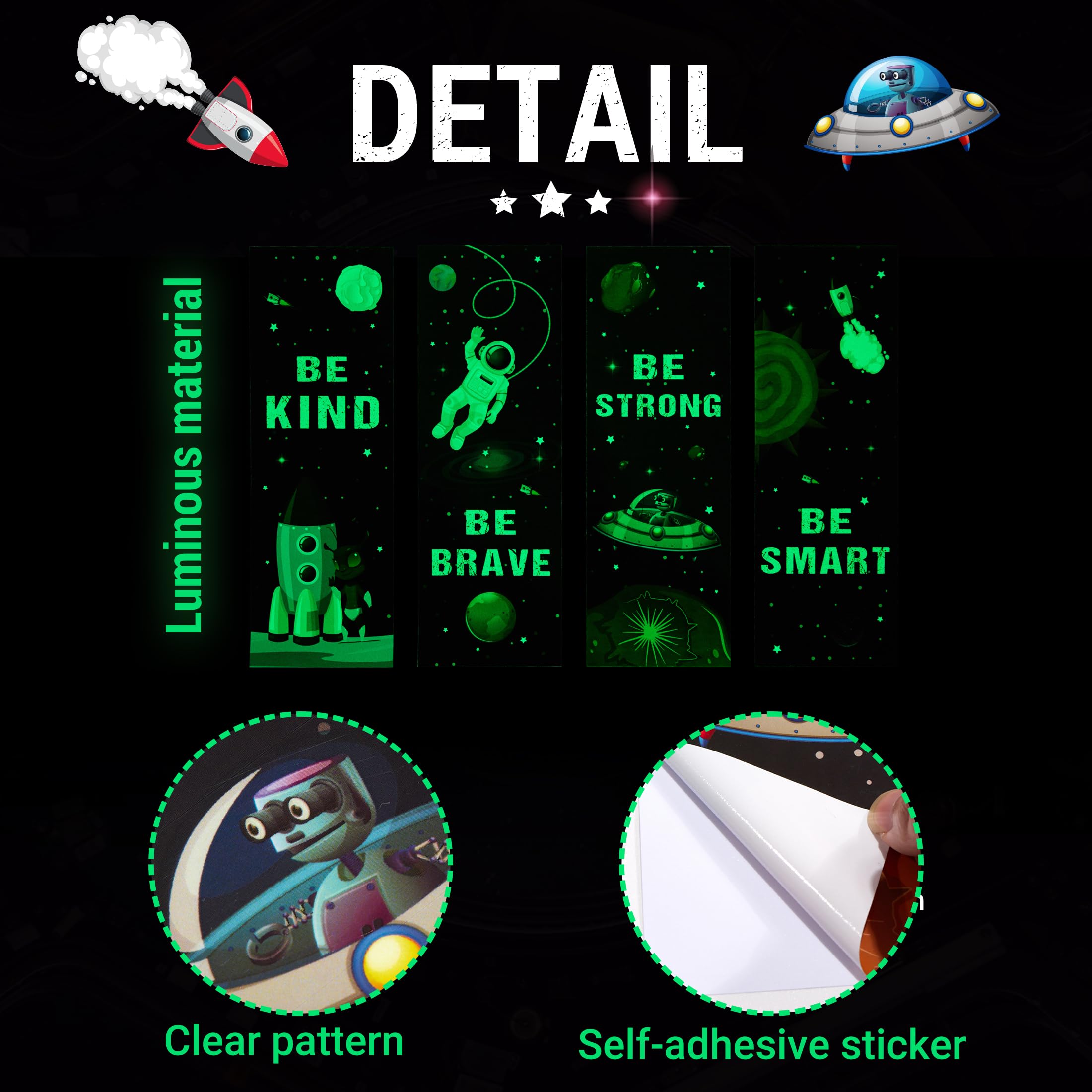 Robmoda night glow wall art transforms hallways and bedrooms.
