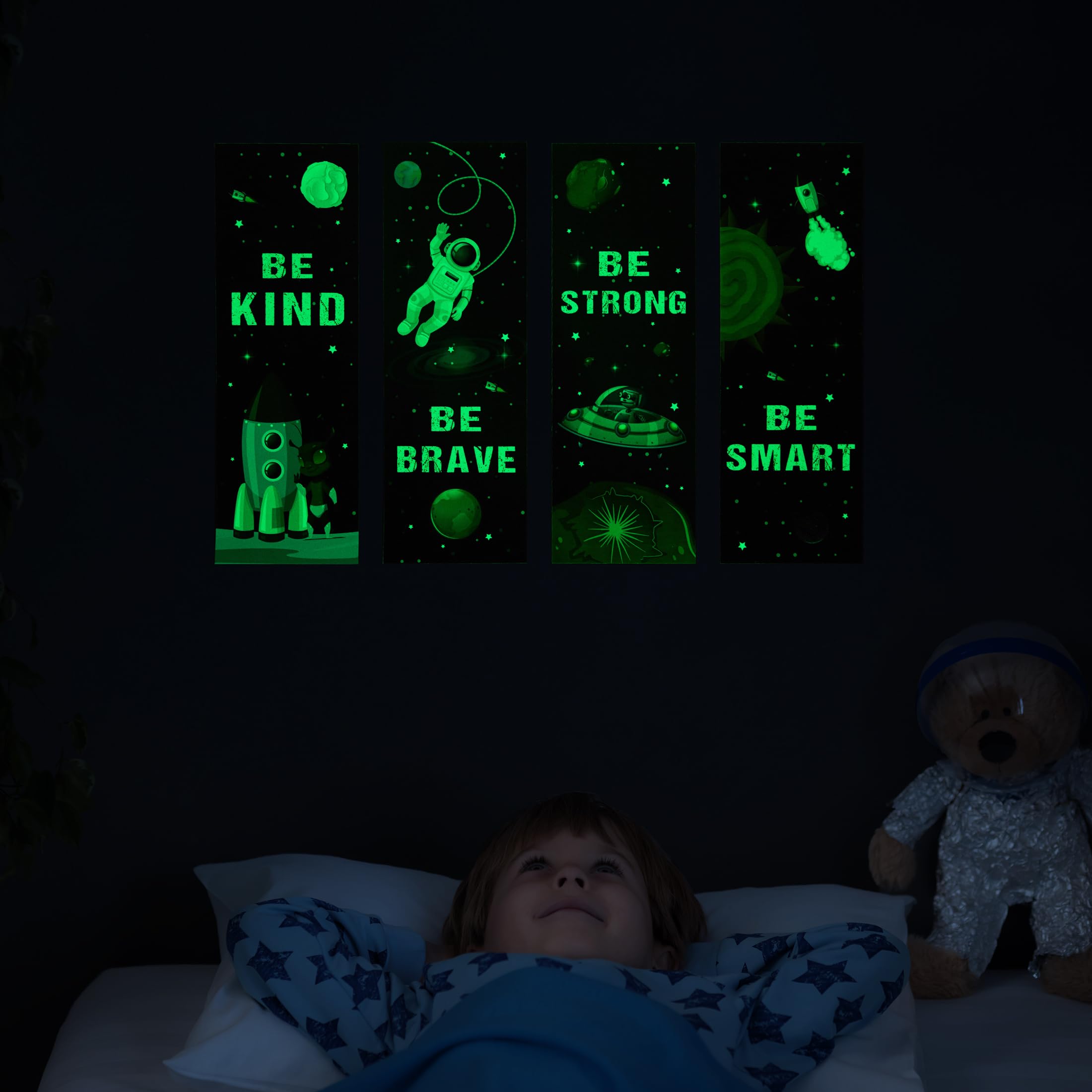 Robmoda removable wall decal pack easily repositions.