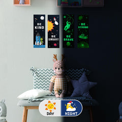 Robmoda self-adhesive wall stickers apply without tools.