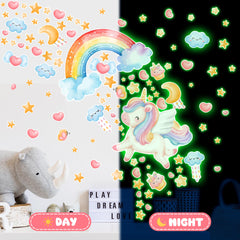 Robmoda watercolor stars wall decals offer a charming bedtime backdrop for baby girls' rooms