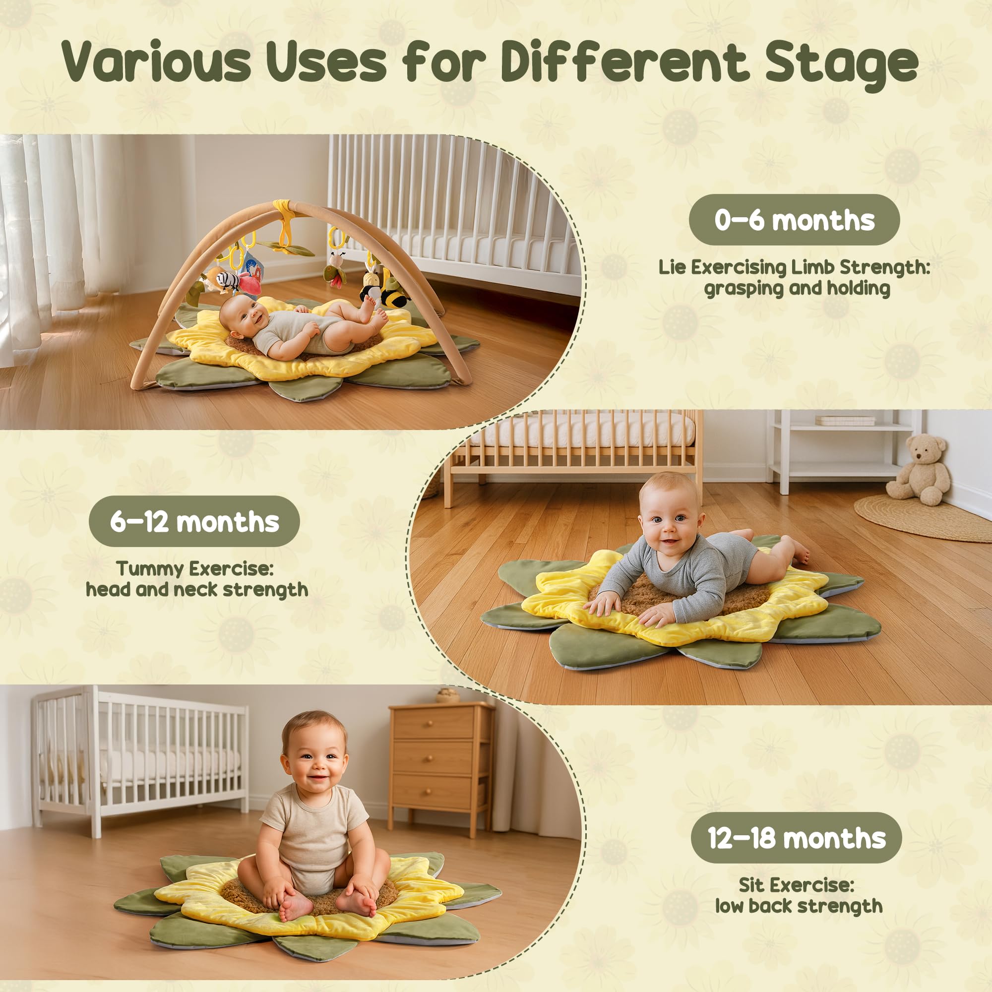 ROBOTIME Detachable toys allow flexible setup and easy cleanup.