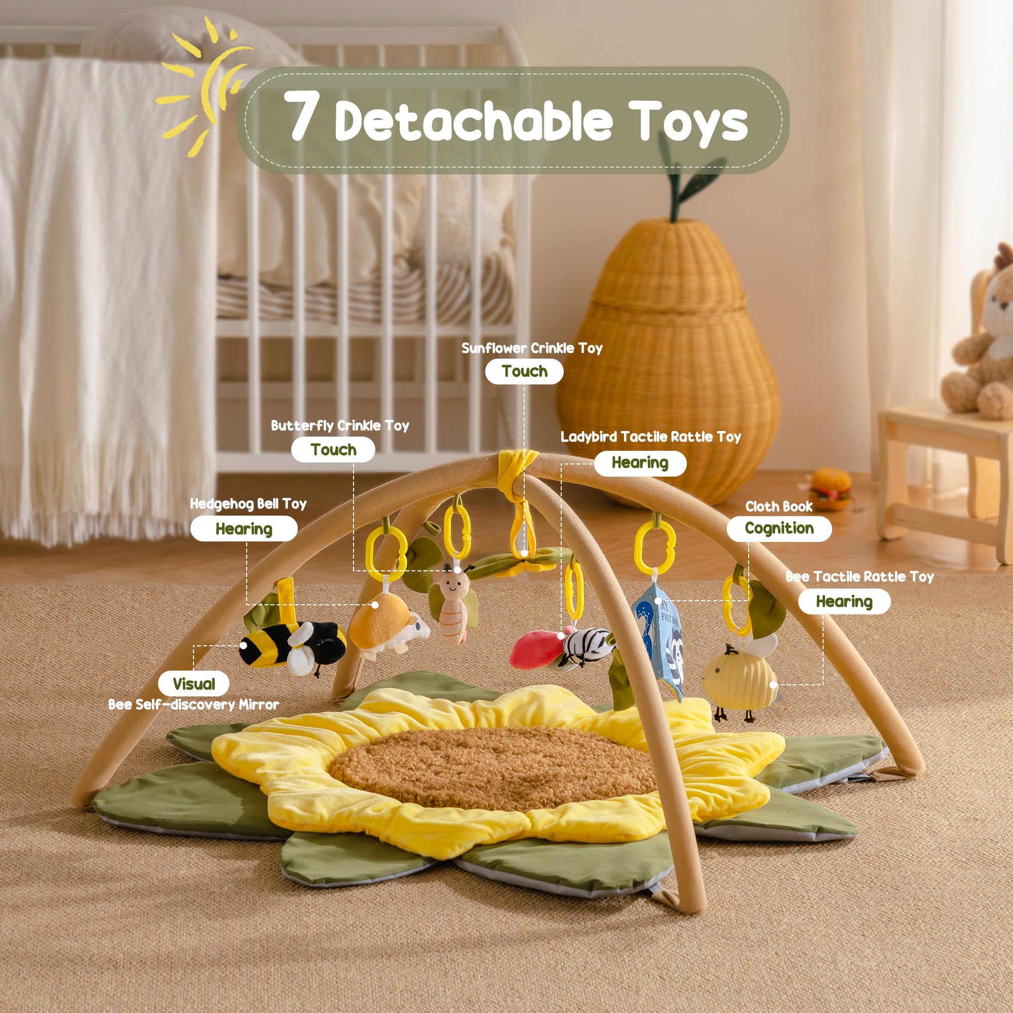 ROBOTIME Squeaky toys support early sound recognition and auditory play.