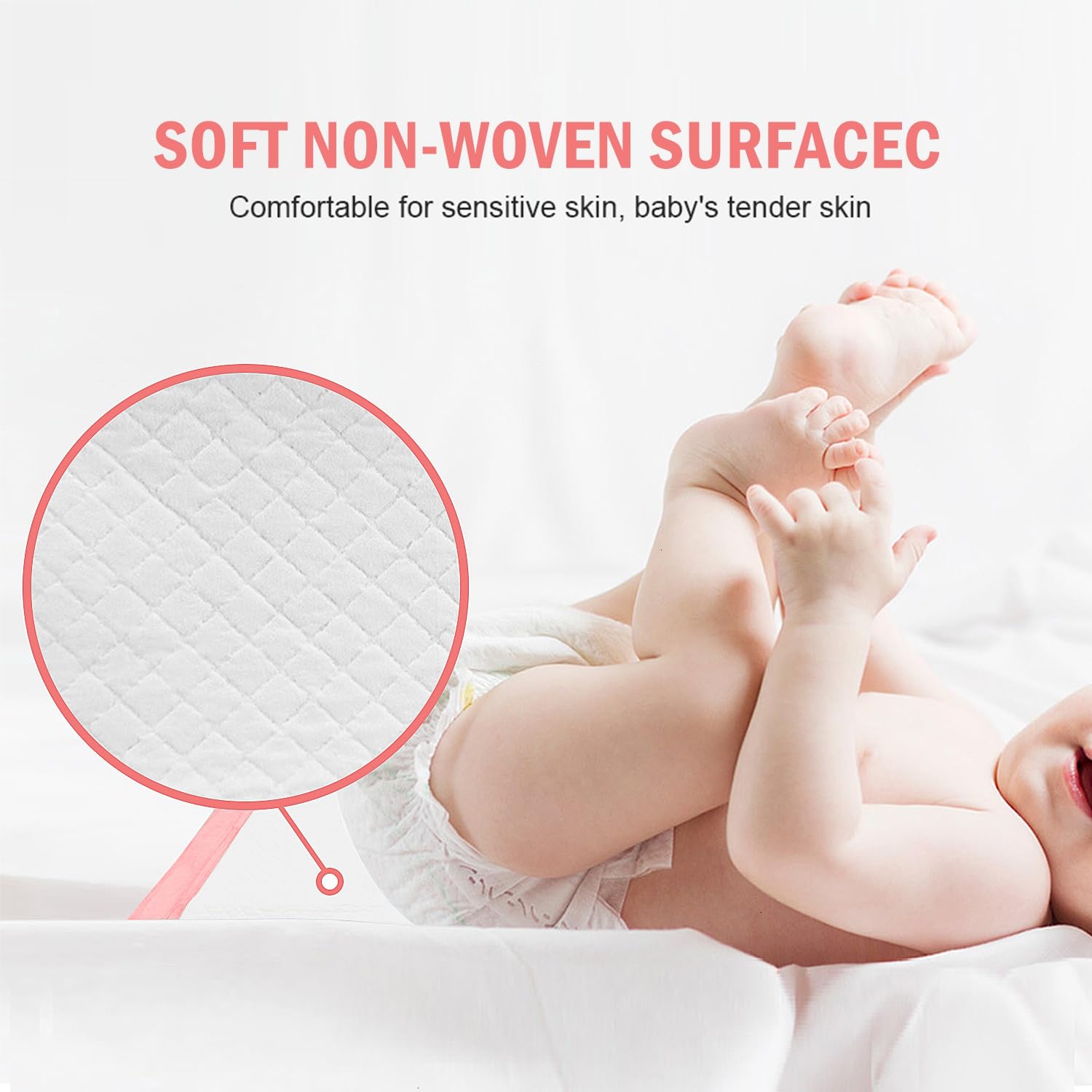 Rocinha disposable changing pad pack ideal for quick, clean diaper changes