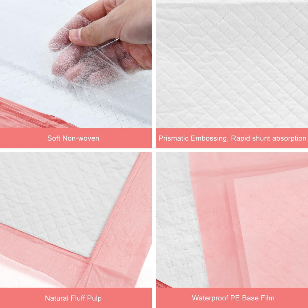 Rocinha pad with high-absorption core keeps surfaces dry between changes