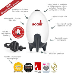 Rockit with adjustable speed lets you tailor the rocking motion
