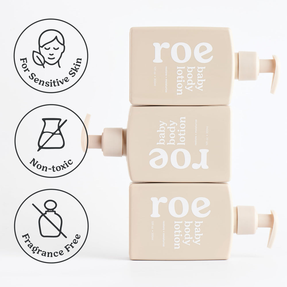 Roe Wellness packaging with a neutral design for easy shopping