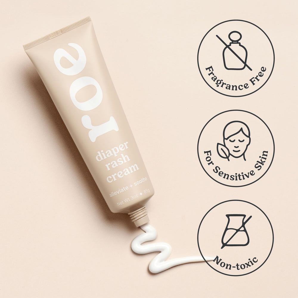 Roe Wellness soothing skin cream closeup reveals soft creamy texture