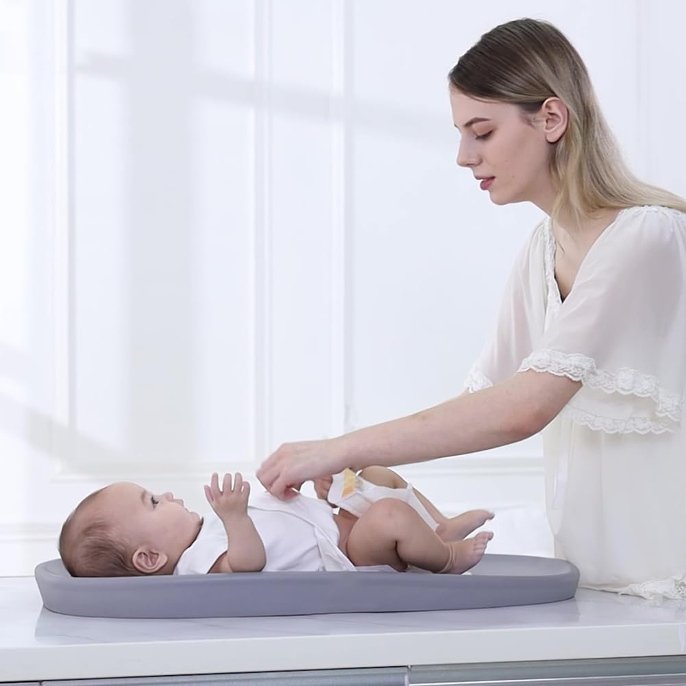 ROGSOUTH 30x15.6 inch gray pad fits most changing tables