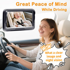 Rohent night vision display for easy baby monitoring in low light conditions.