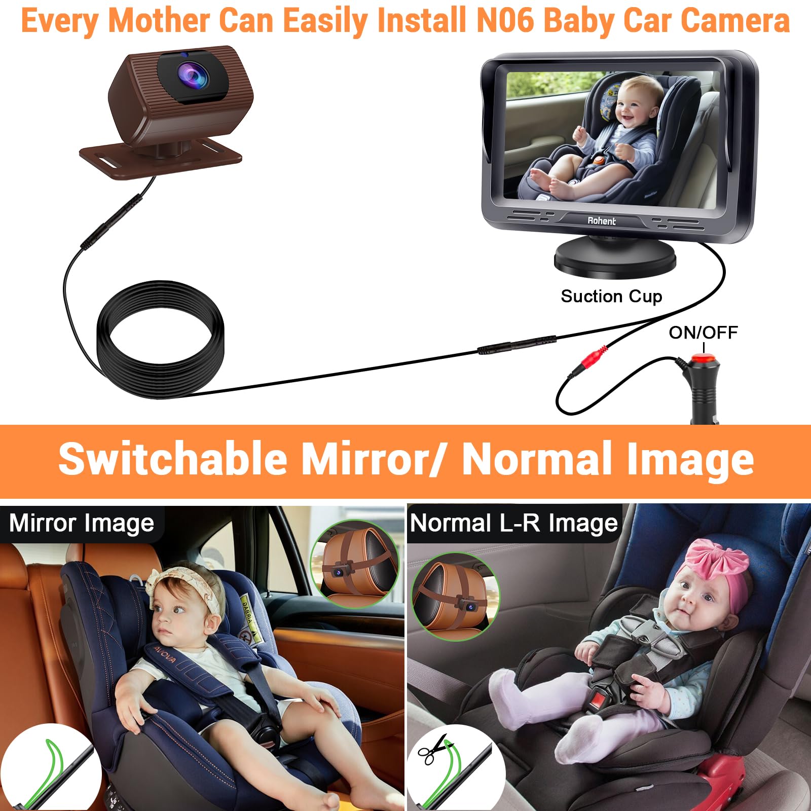 Rohent night vision preserves visibility in low light for safer drives.