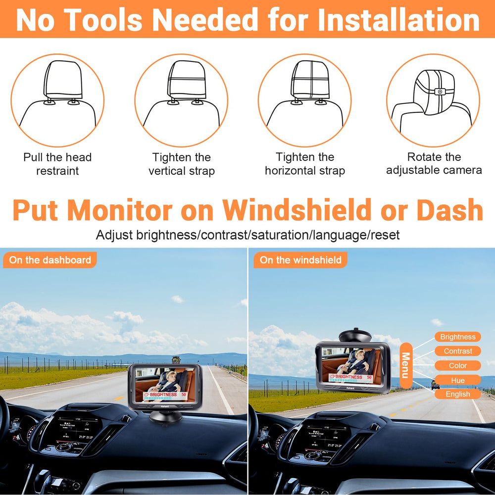 Rohent stable mount keeps camera steady on bumpy roads.