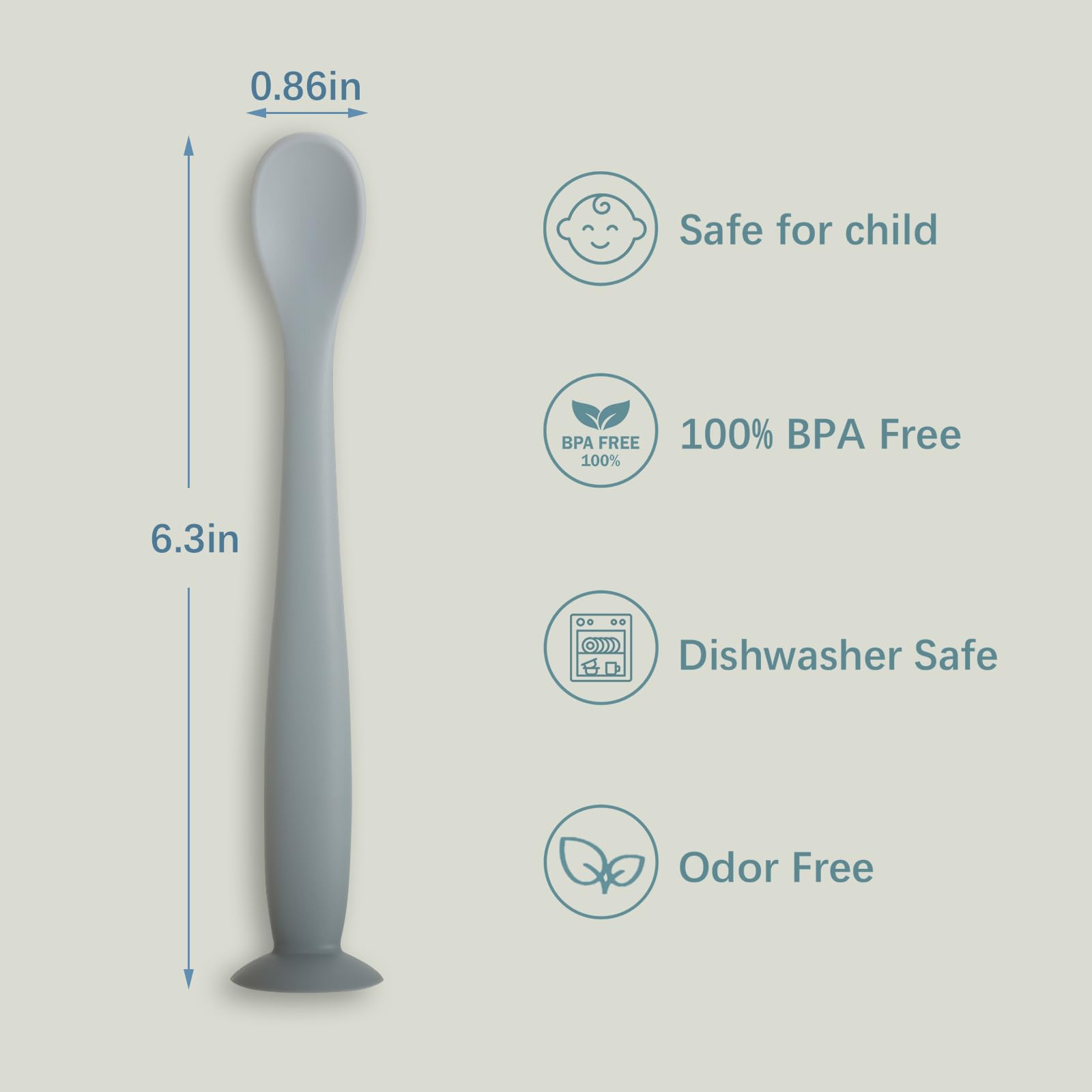 ROHISOM spoon set is dishwasher-safe for quick cleaning