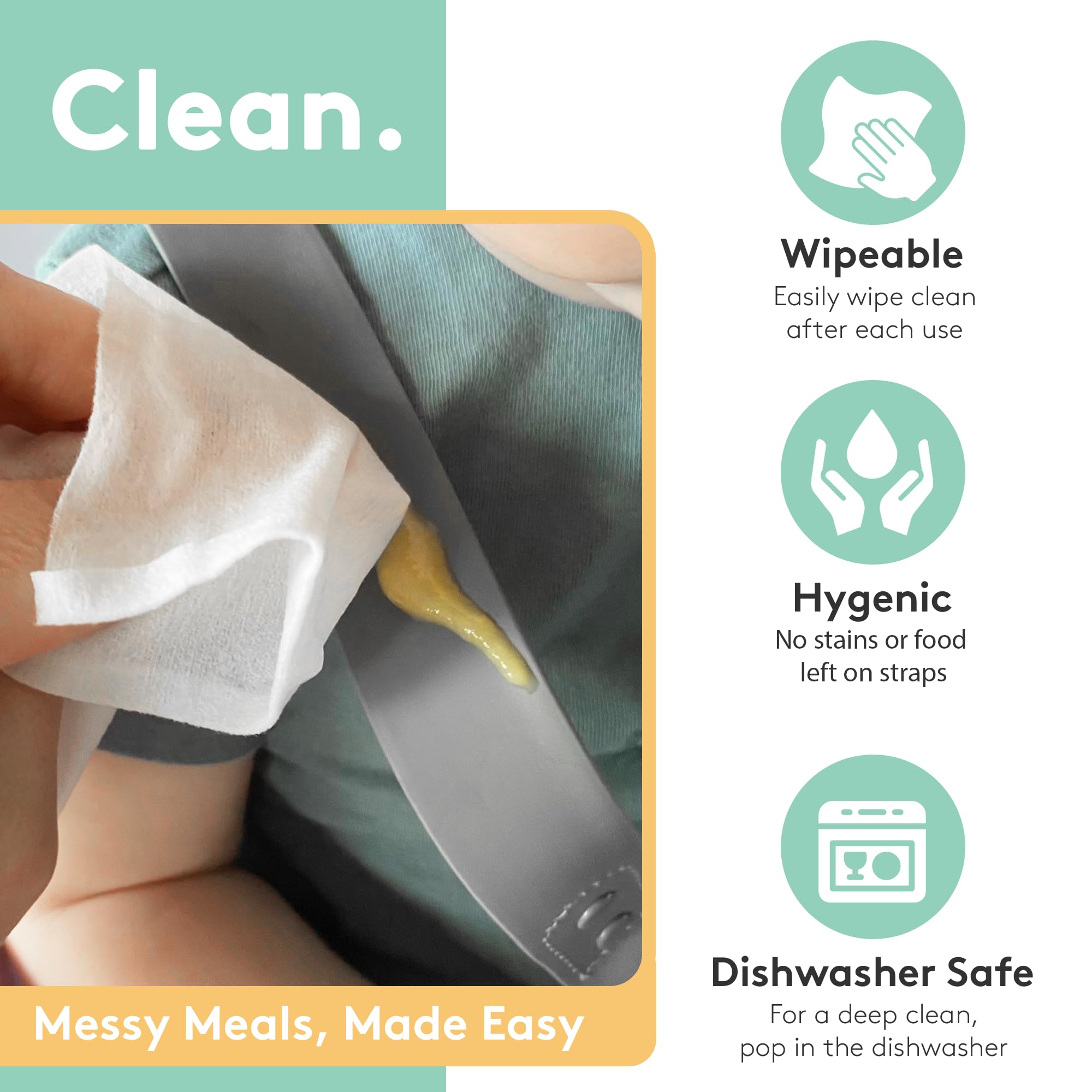 Roka Harness supports safer feeding moments at home and on the go.