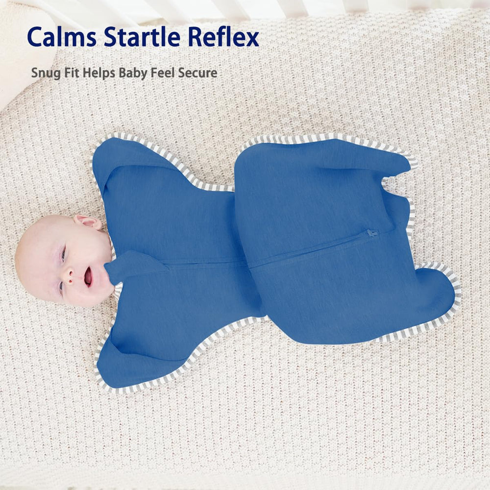 Roksuma baby sleep sack two-way zip supports quick diaper changes