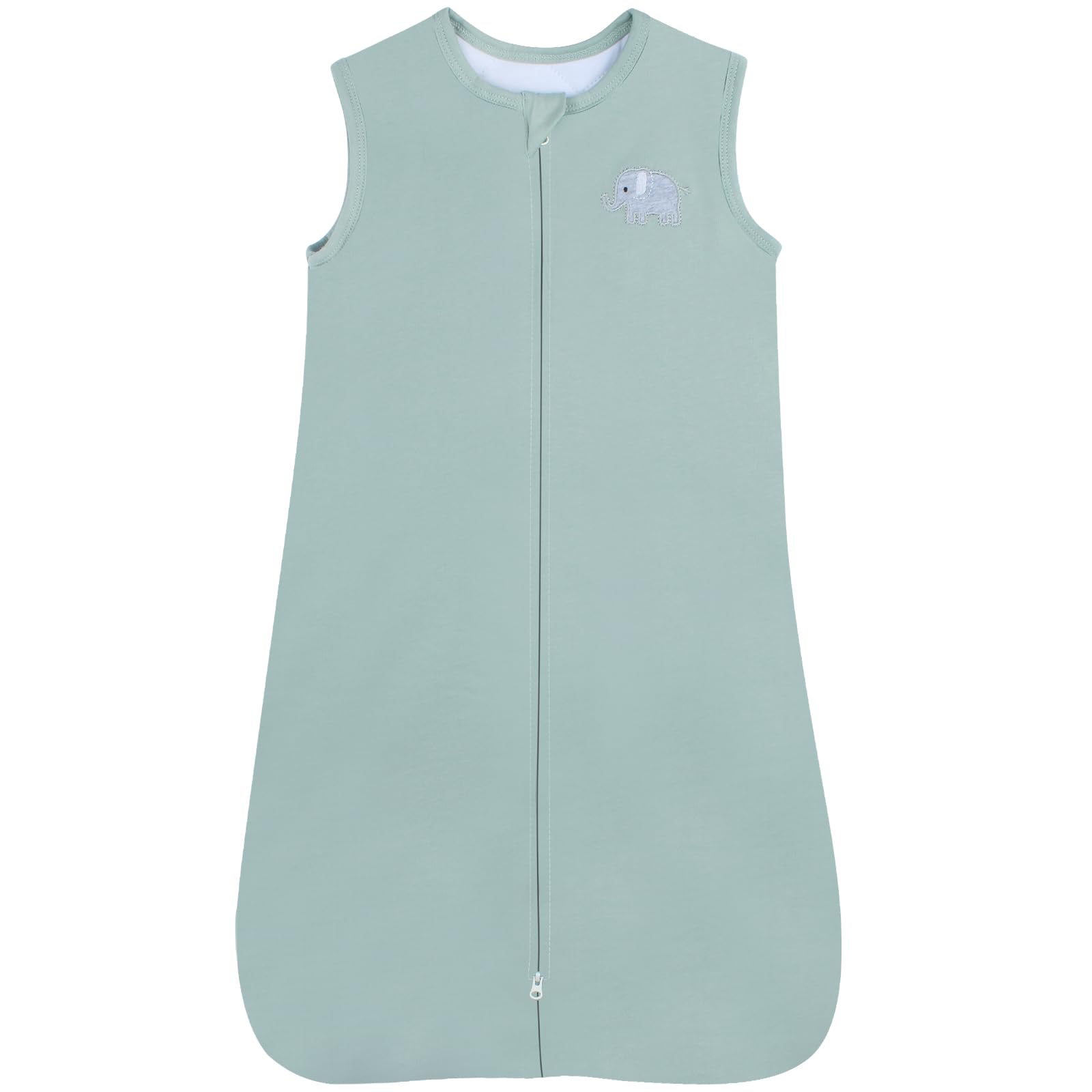 Roksuma baby sleep sack with winter zipper for quick night changes.